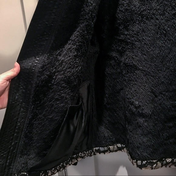 Guess Metallic Faux Fur Bomber Jacket - Picture 6 of 8